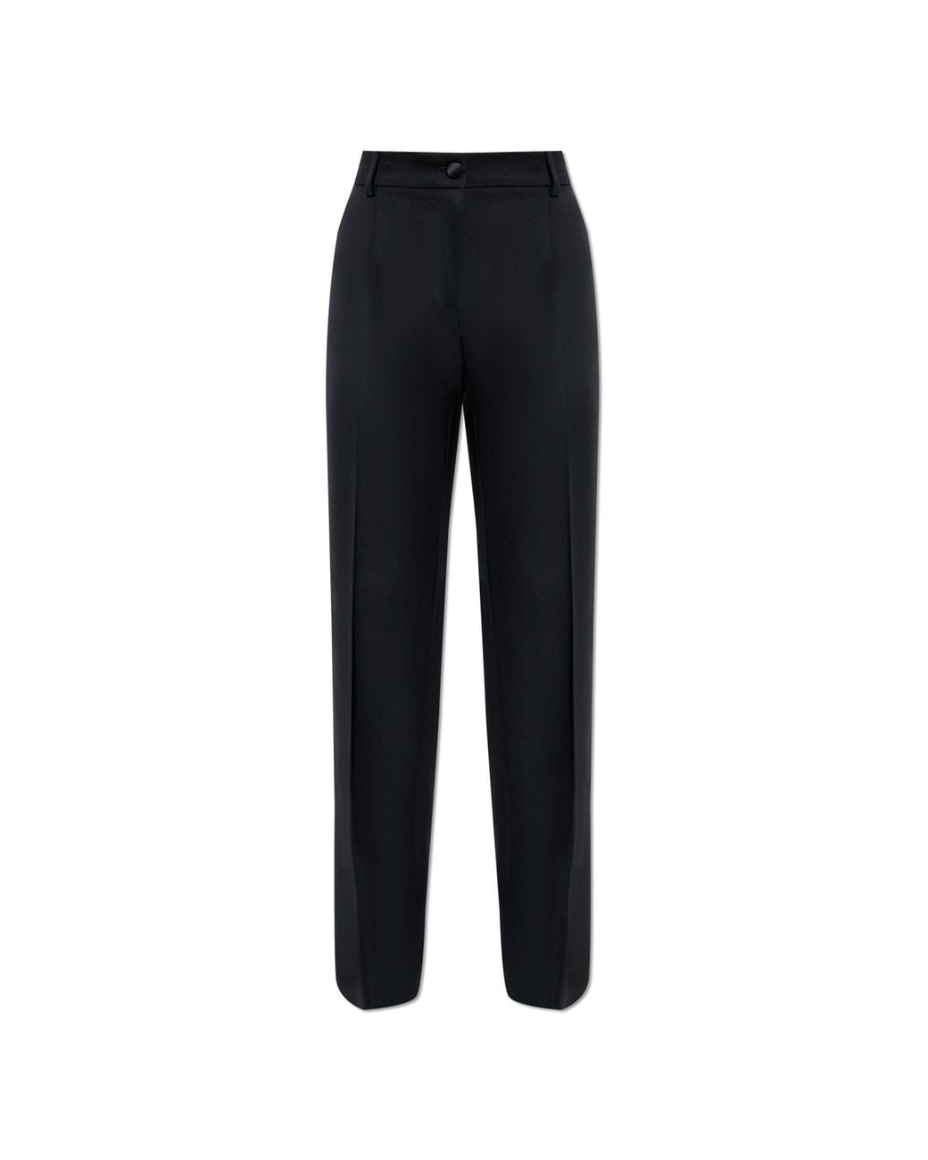 Dolce & Gabbana Black Wool Trousers