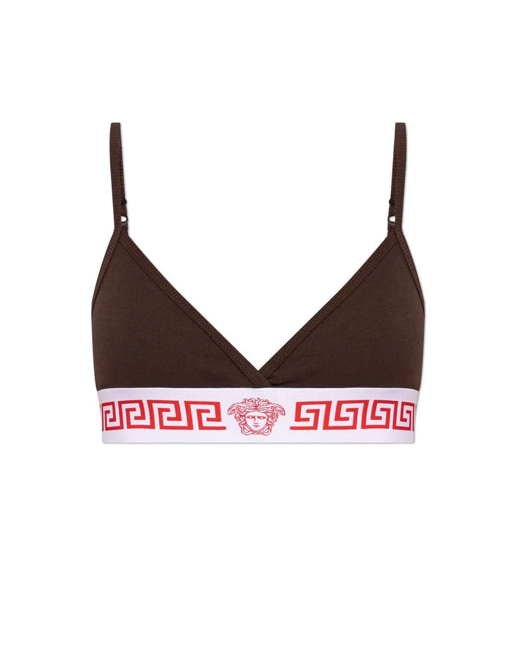 Versace Red Cotton Bra