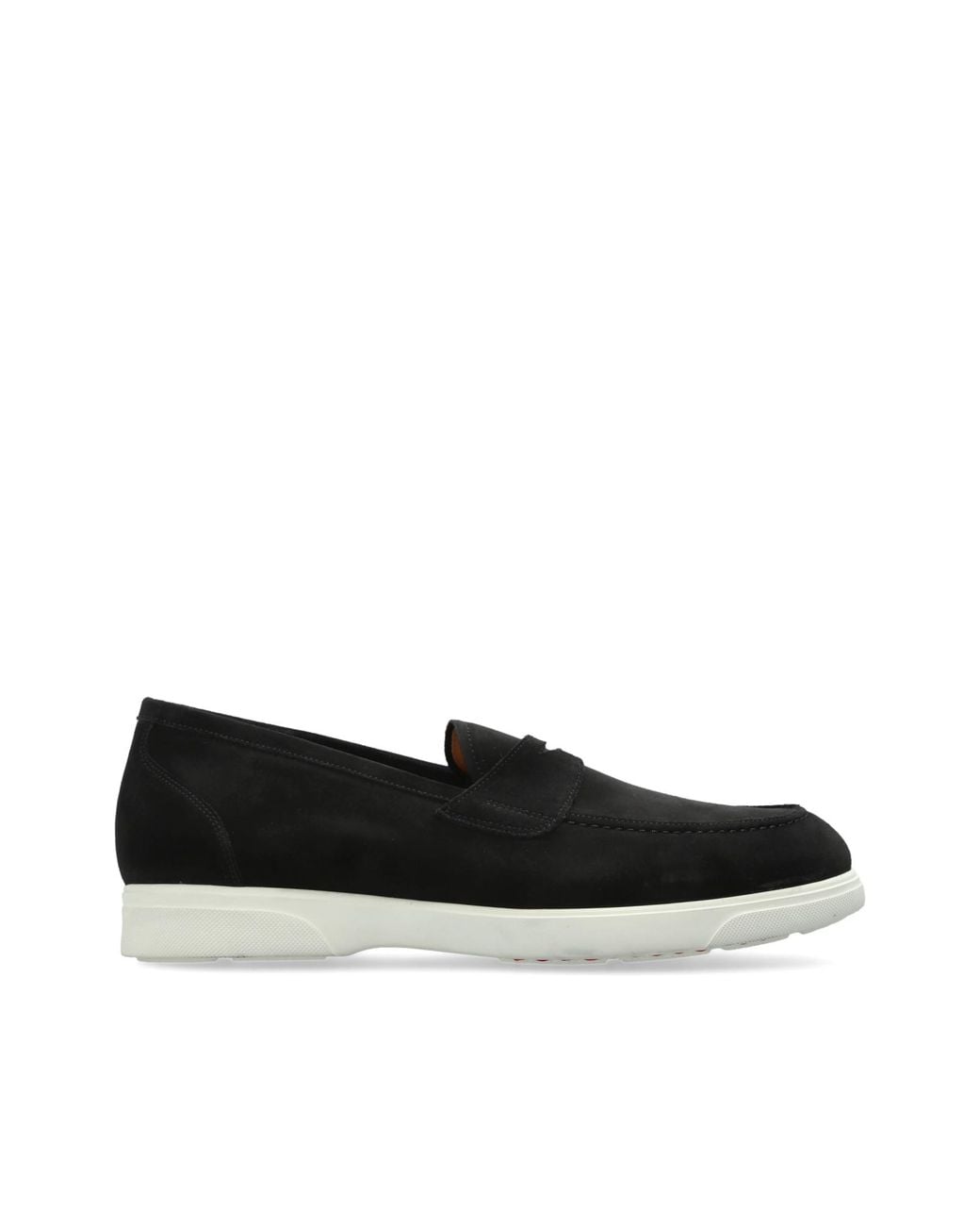 Kiton Black Suede 'Loafers' Shoes for men