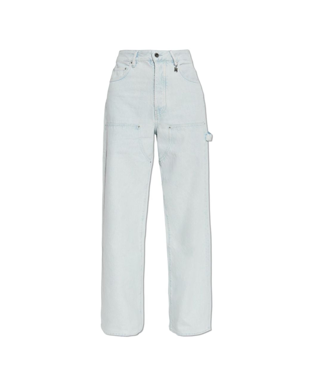 Amiri Blue High-Waisted Jeans