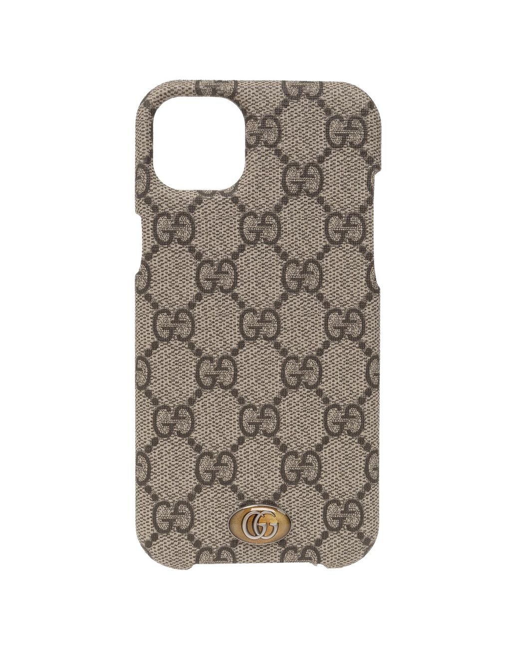 Gucci Iphone 14 Plus Case in Brown | Lyst UK