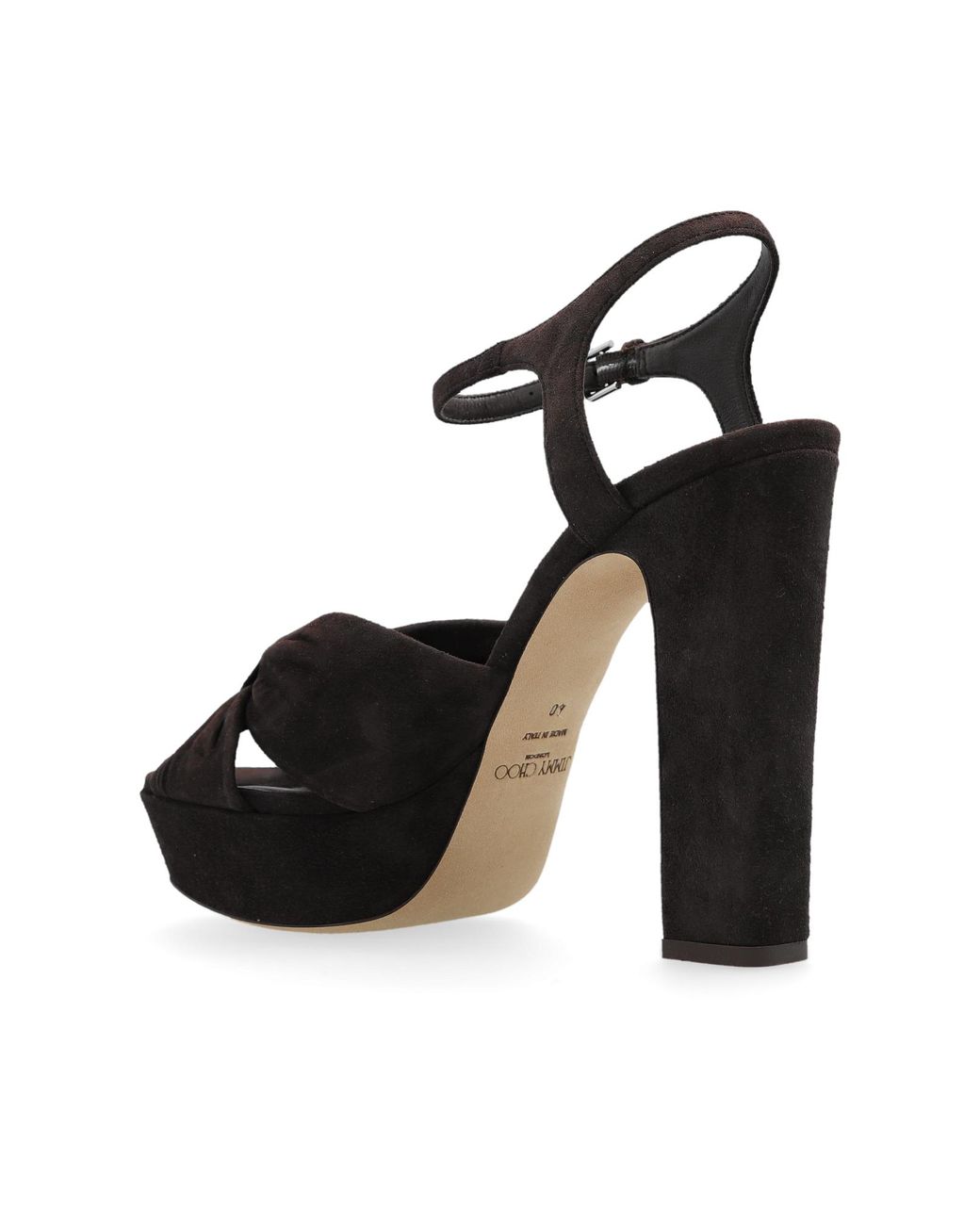 Jimmy Choo Pink Platform Sandals "Heloise"