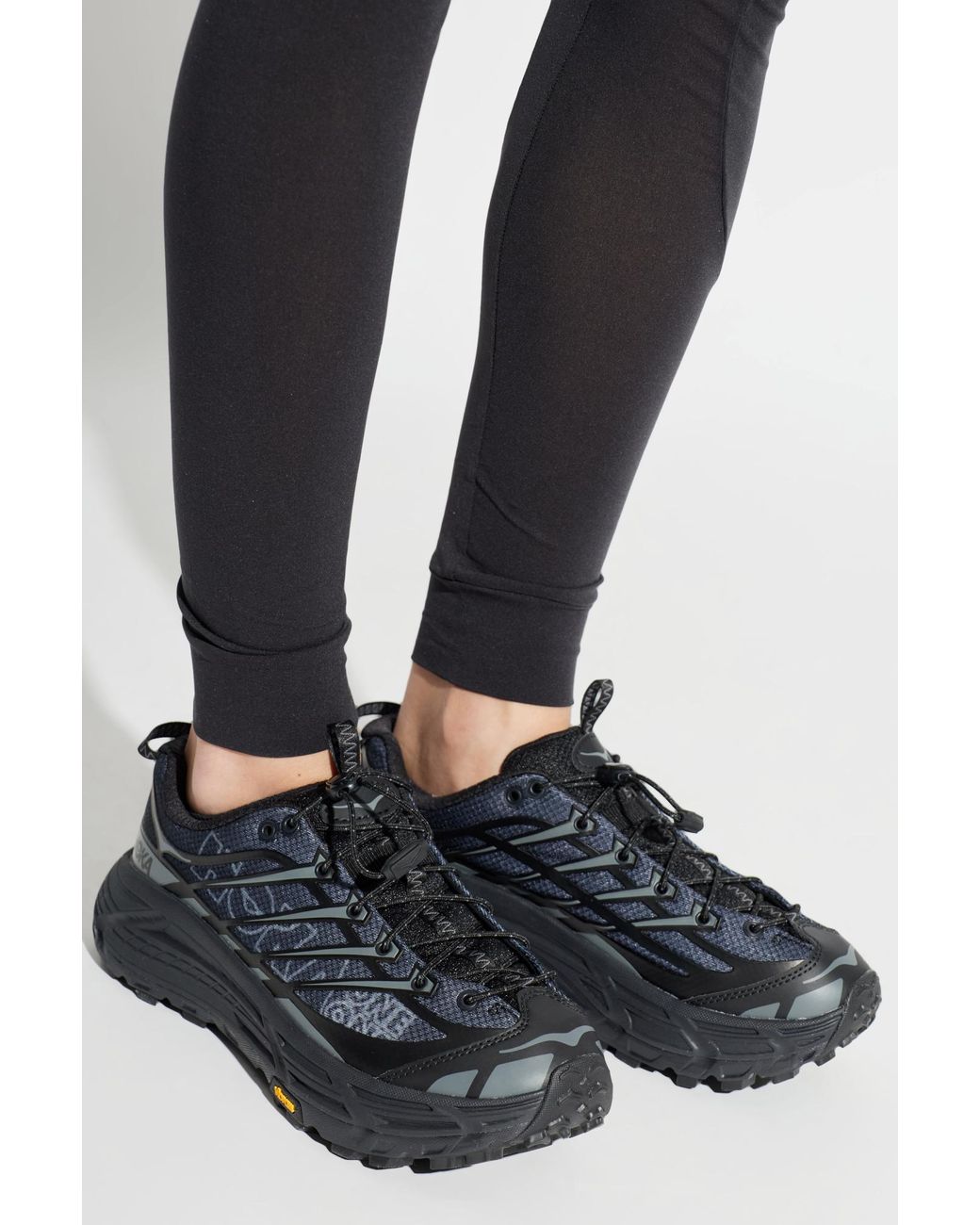 Hoka One One Black 'Mafate Three 2 Wordmark' Sports Shoes