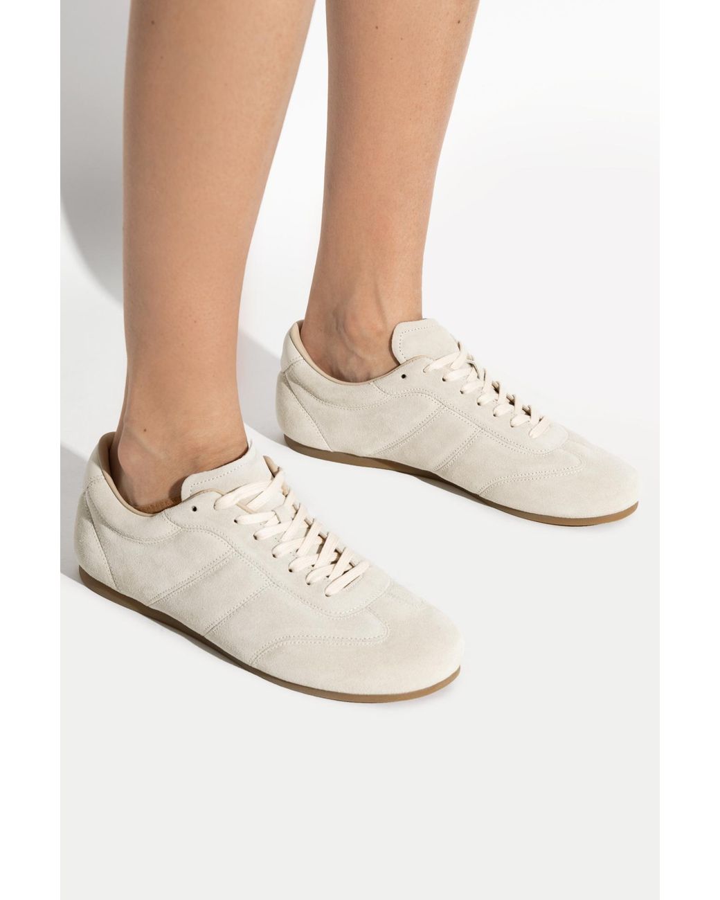 Lemaire White 'Soft Runner' Sports Shoes