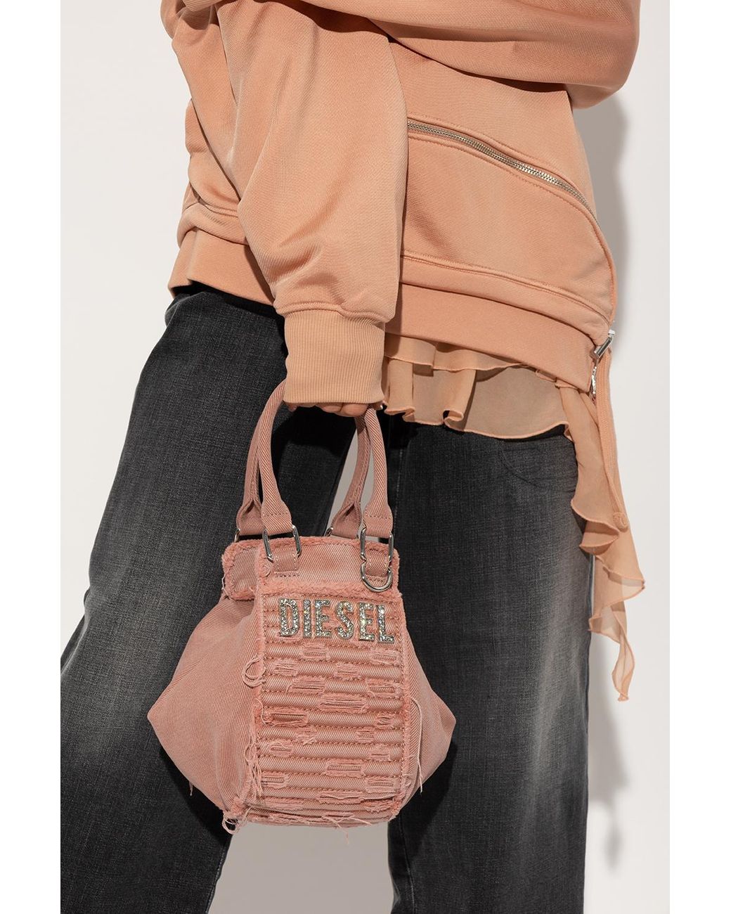 DIESEL 'd-vina-c' Shoulder Bag in Pink | Lyst Australia DIESEL 'd-vina-c' Shoulder Bag in Pink | Lyst Australia