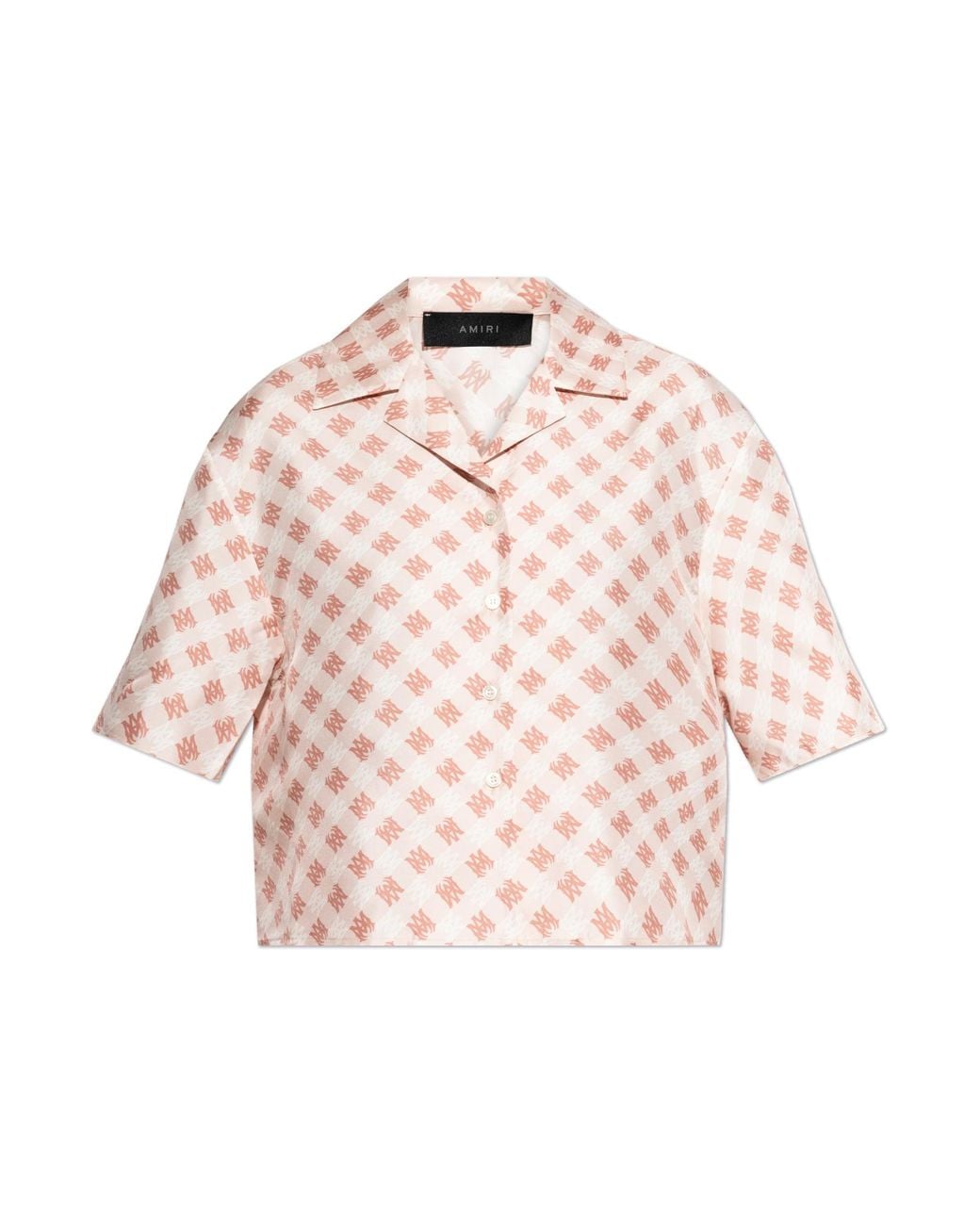 Amiri Pink Silk Shirt