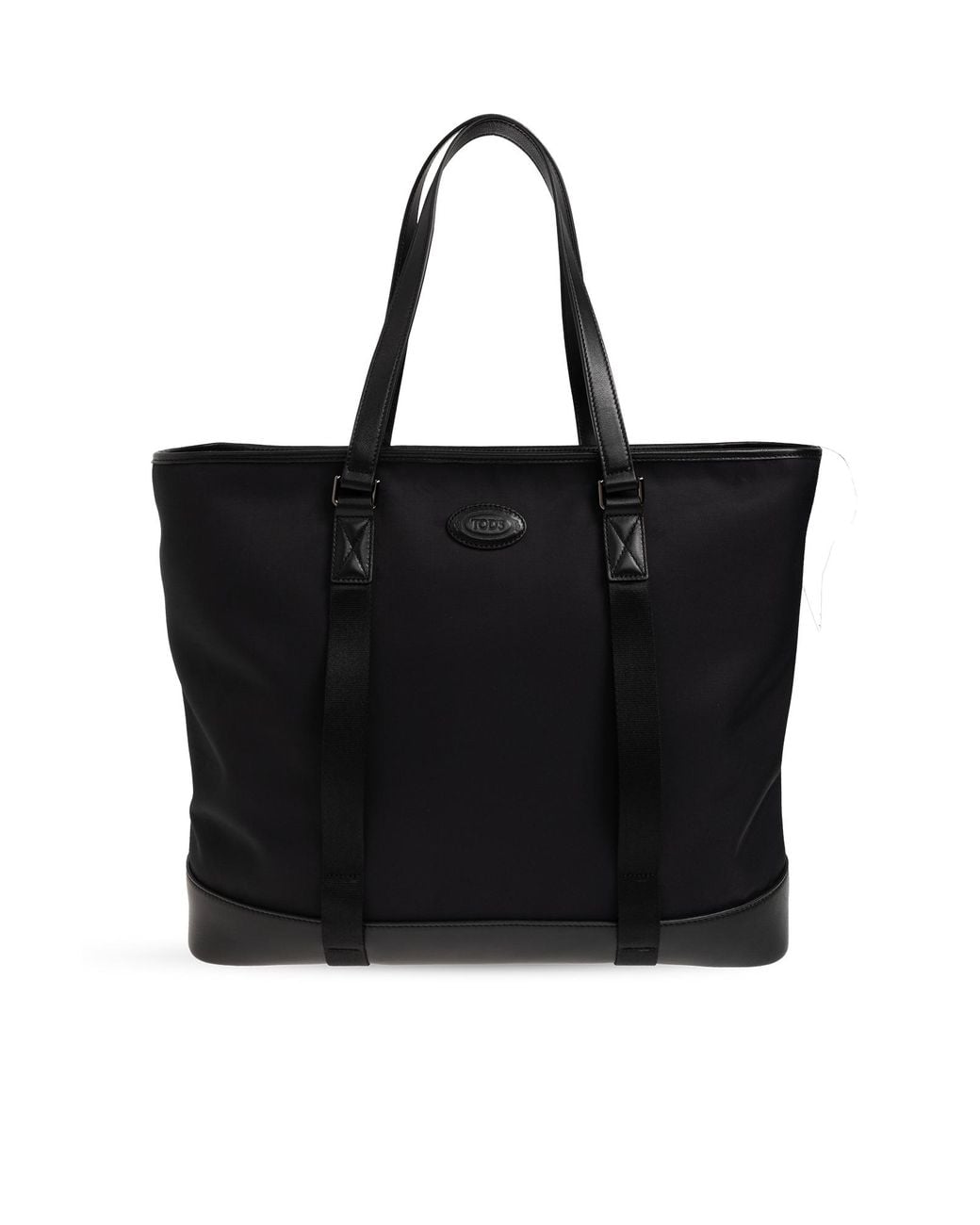 Tod's Black Bag With 'Medium' Logo for men