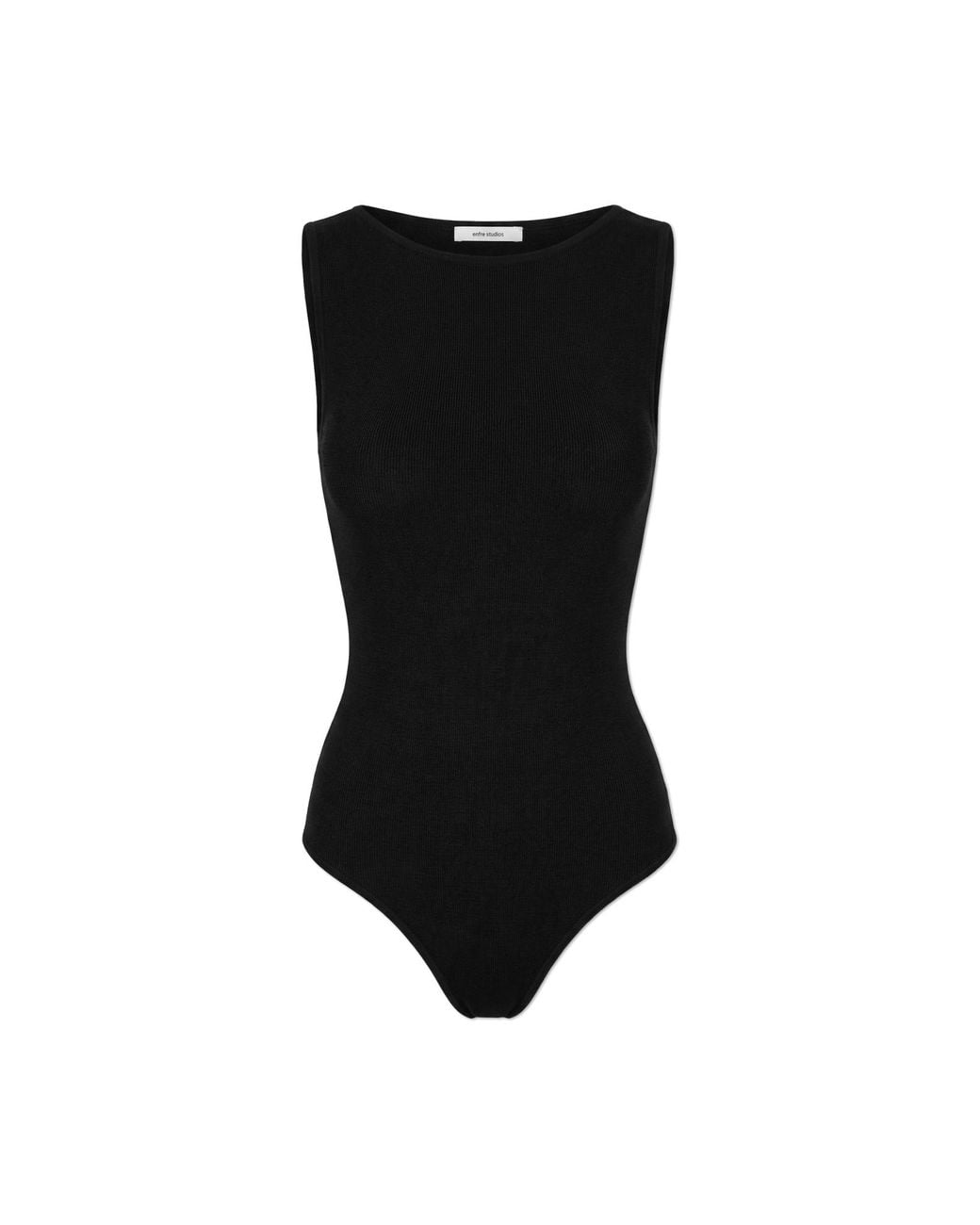 Entire studios Black Sleeveless Bodysuit
