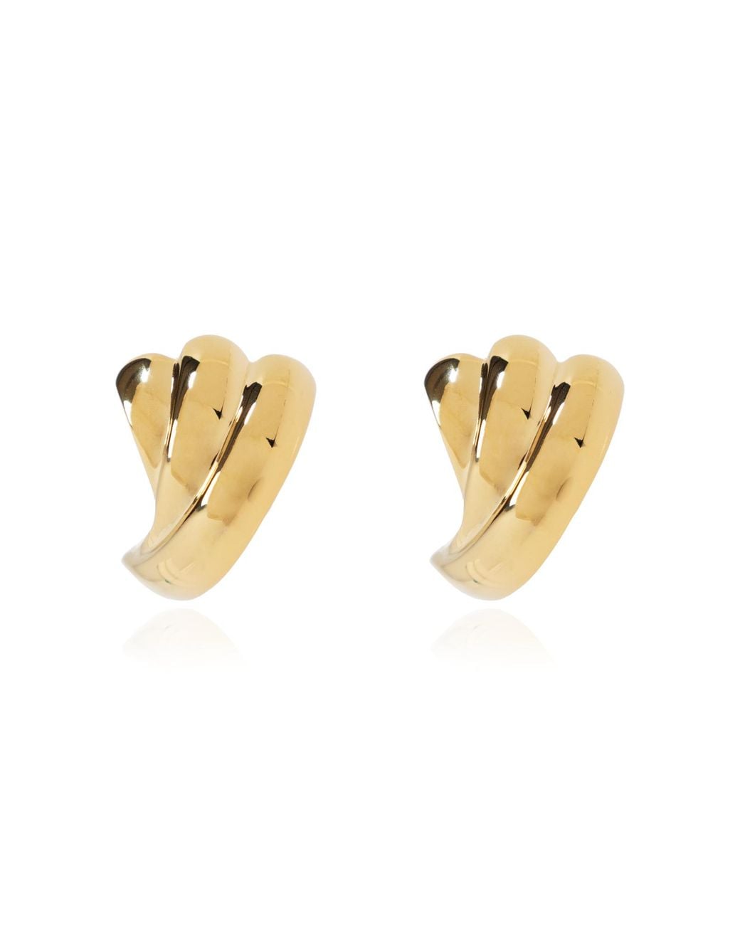 LIE STUDIO Metallic Earrings The Magda