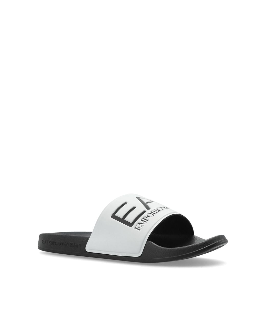 EA7 Black Rubber Flip-Flops