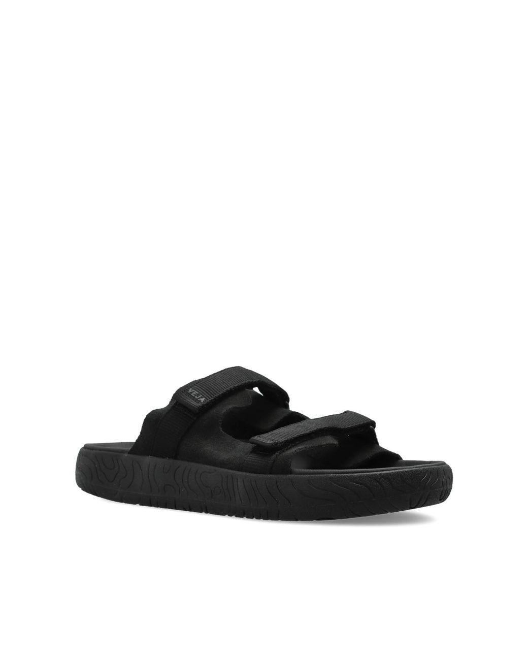 Veja Black Slippers "Arpoador Suede Soft" for men