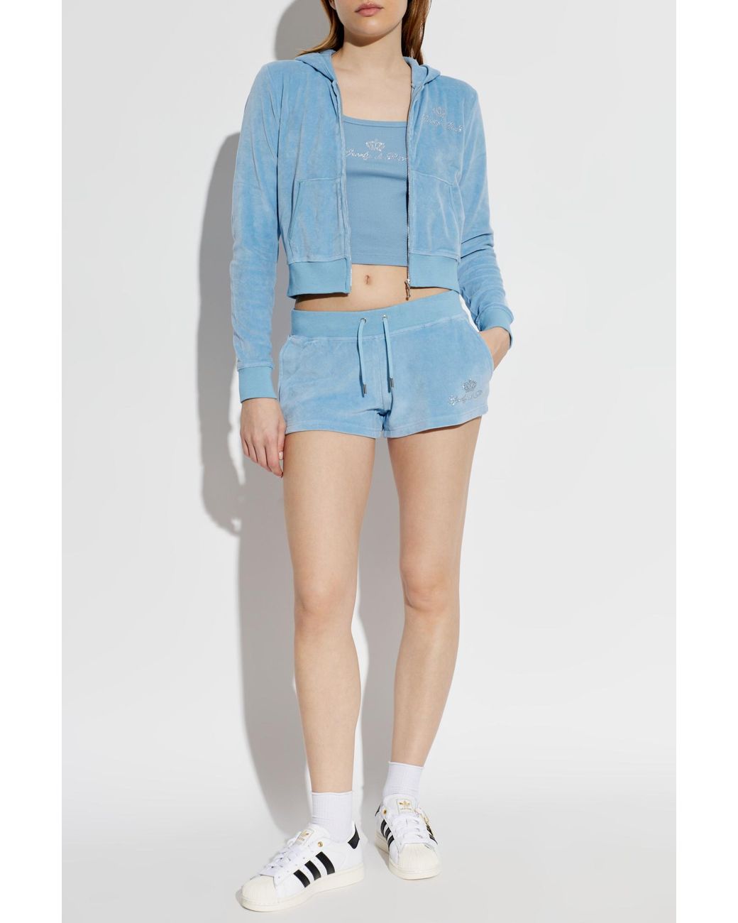 Sporty & Rich Blue Top "Sporty And Rich X Juicy"