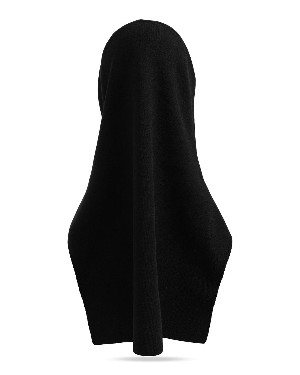Balenciaga Black Wool Hood