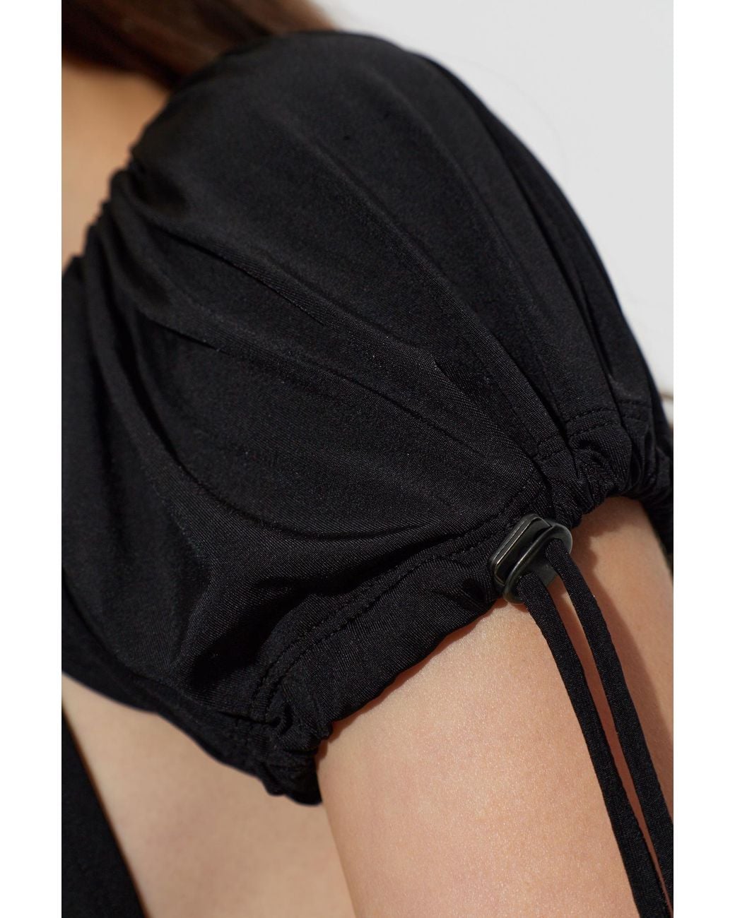 KNWLS Black 'Cu' Top