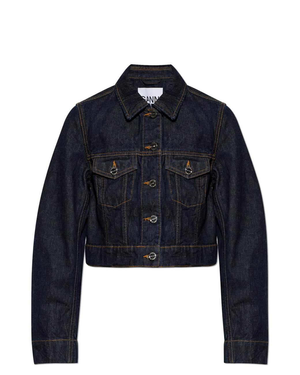 Ganni Blue Denim Jacket