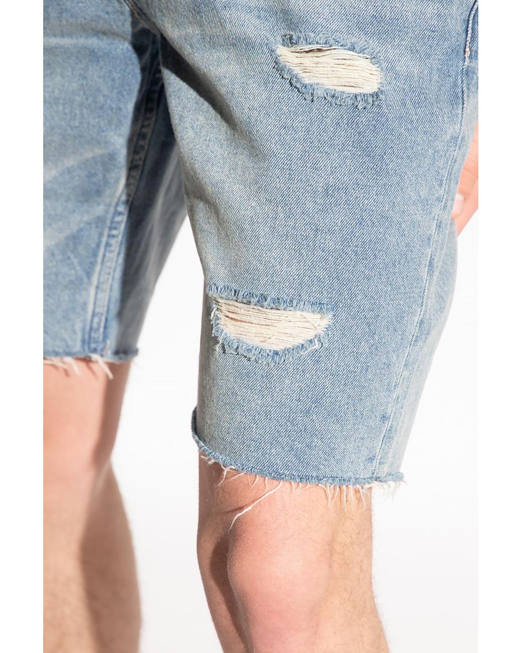 AllSaints 'switch' Denim Shorts in Blue 