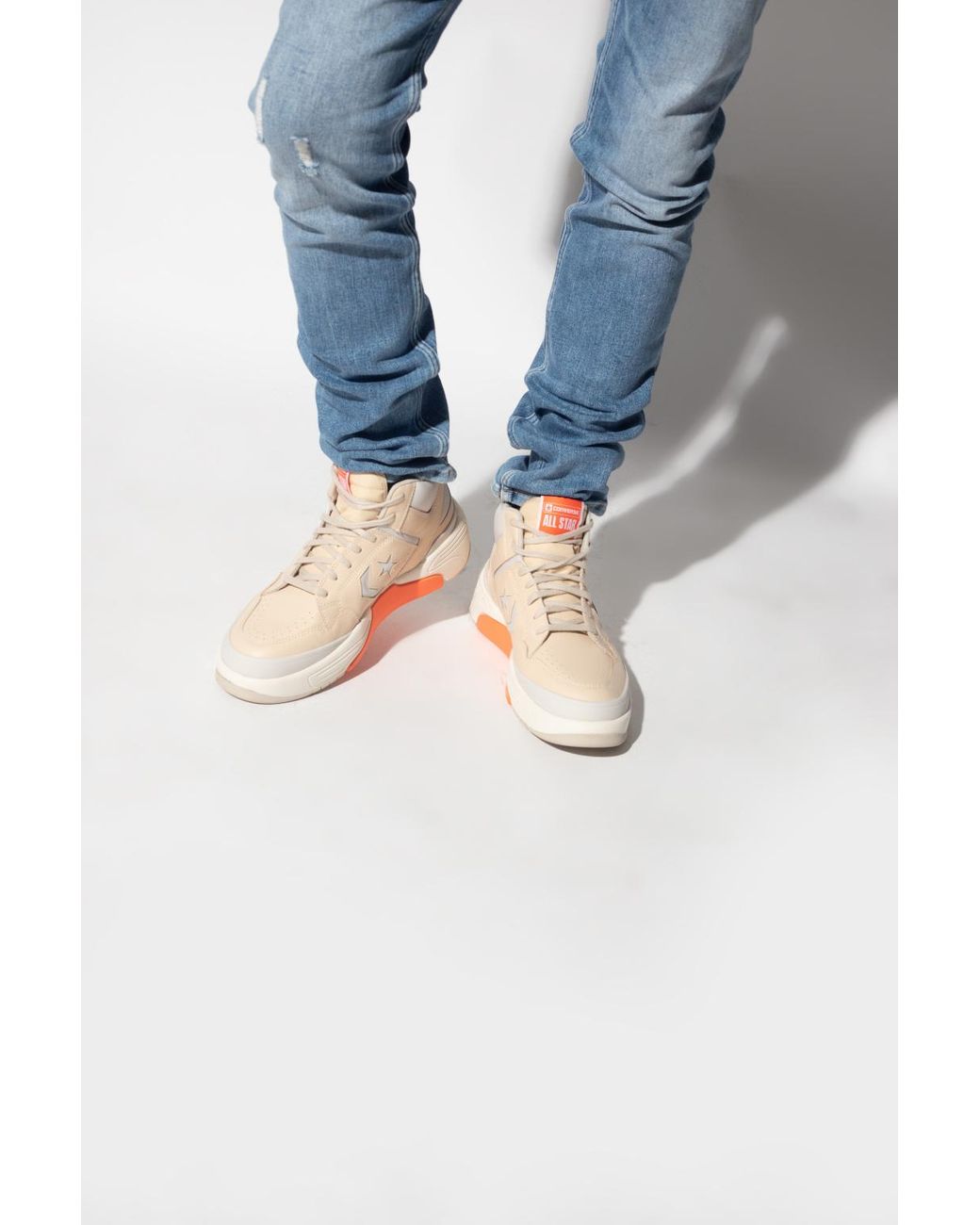Converse 'weapon Cx Mid' Sneakers in Natural for Men | Lyst Canada