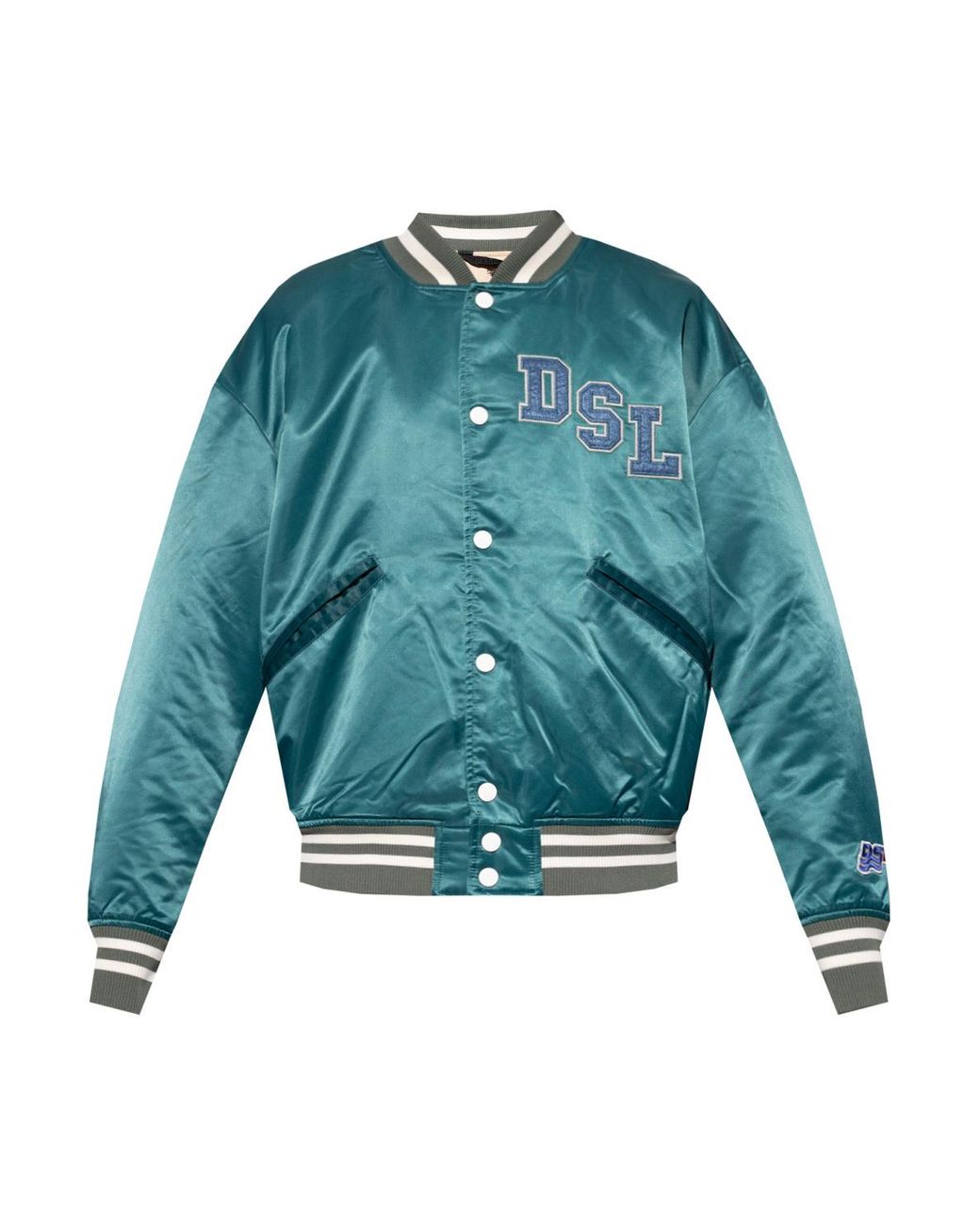 diesel blue bomber jacket