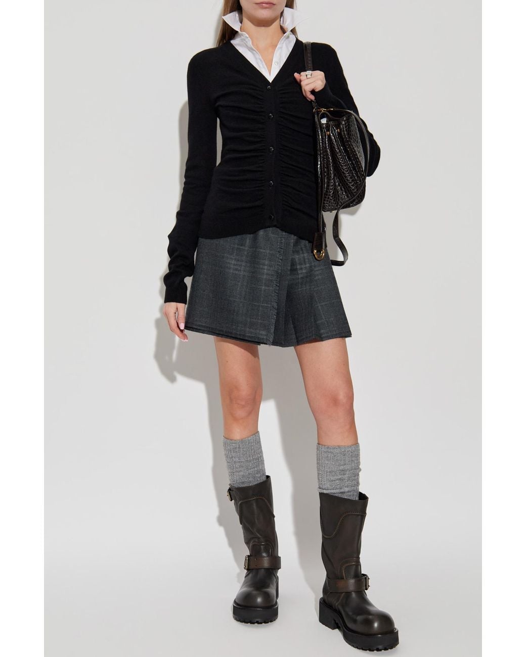Balenciaga Black Cashmere Cardigan