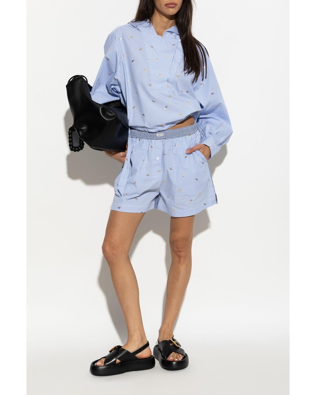 Munthe Blue "Binyamin" Shorts