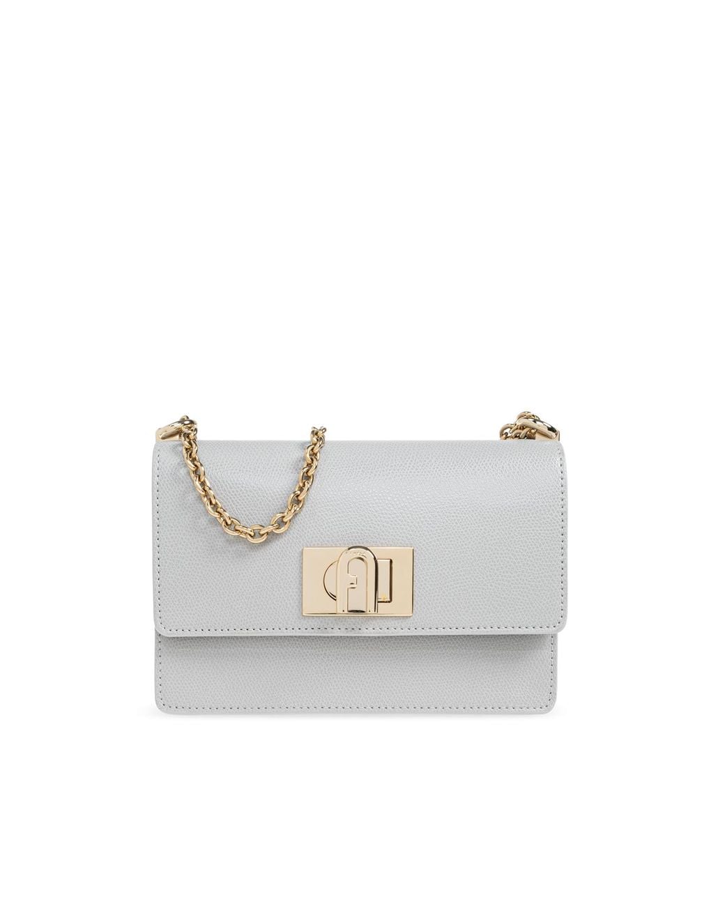 Furla White Shoulder Bag '1927 Mini'