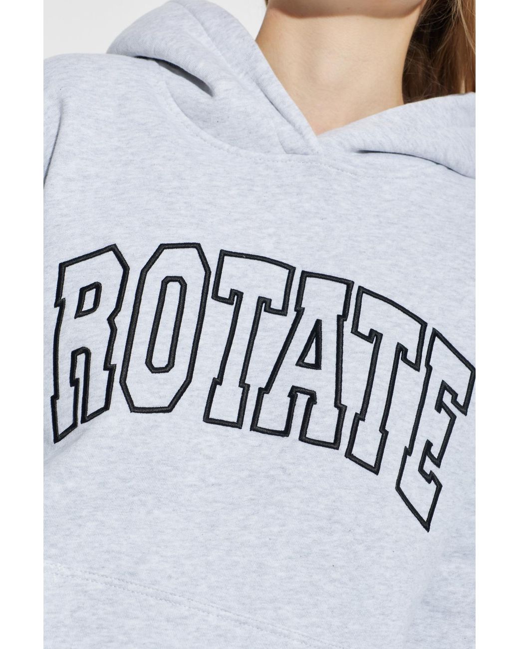 ROTATE BIRGER CHRISTENSEN Gray Hoodie