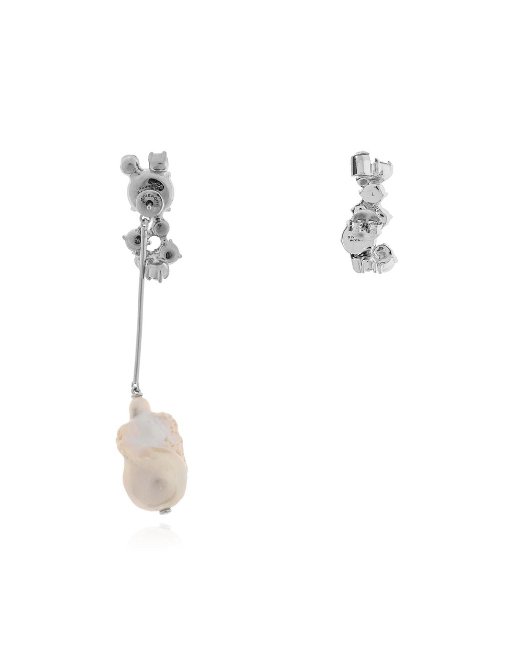Givenchy Black Asymmetric Earrings