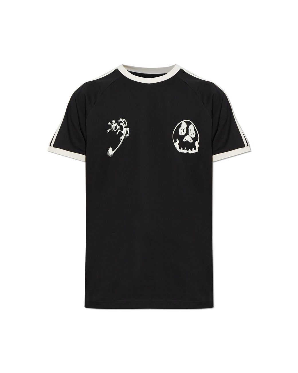 Y-3 Black T-Shirt With Print for men