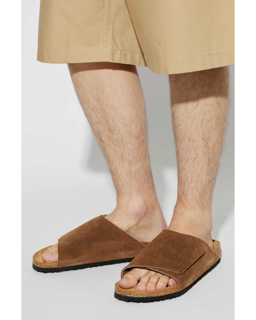 Birkenstock Brown 'Solana Vl' Slides for men