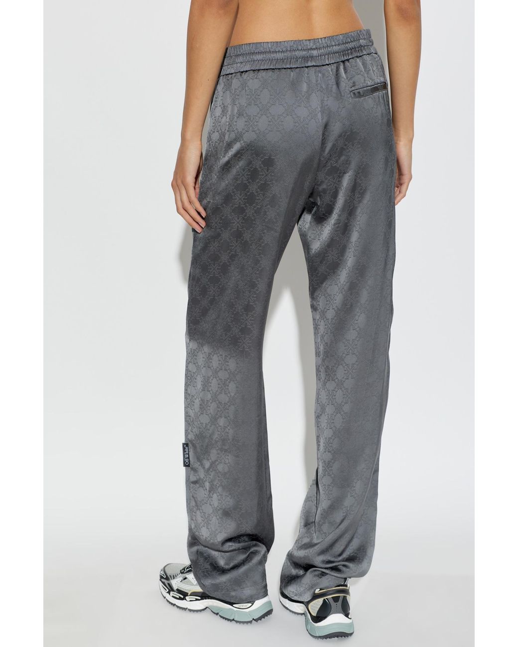 Off-White c/o Virgil Abloh Gray Monogram Trousers