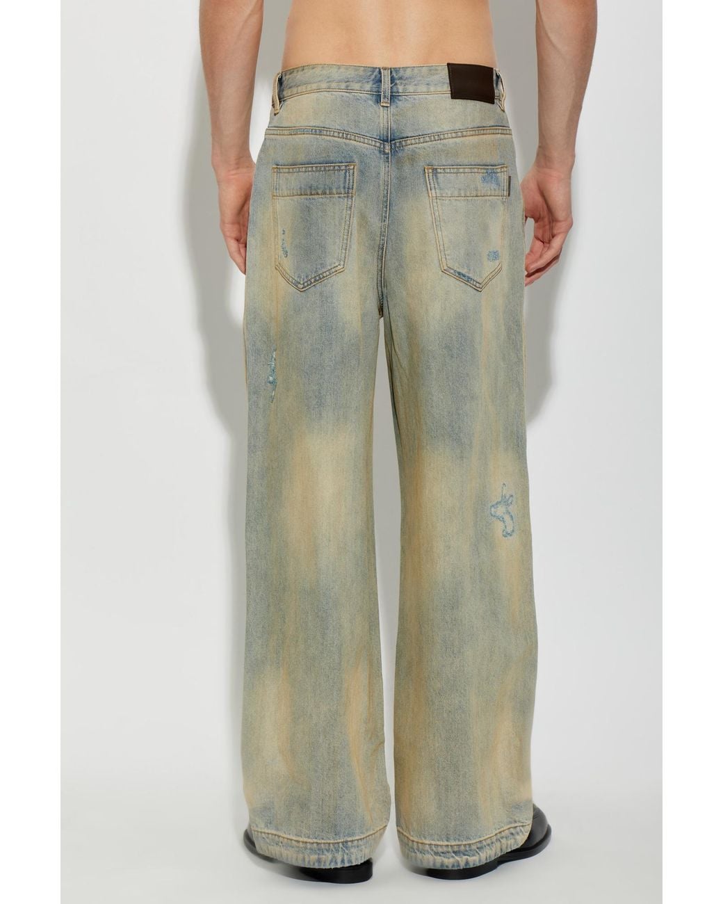 Juun.J Green 'Vintage' Jeans for men