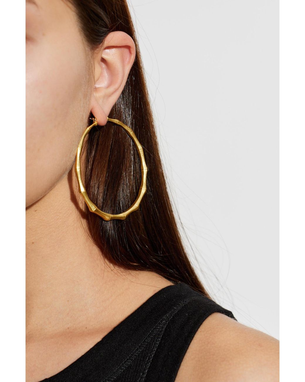 AllSaints Metallic Round Earrings
