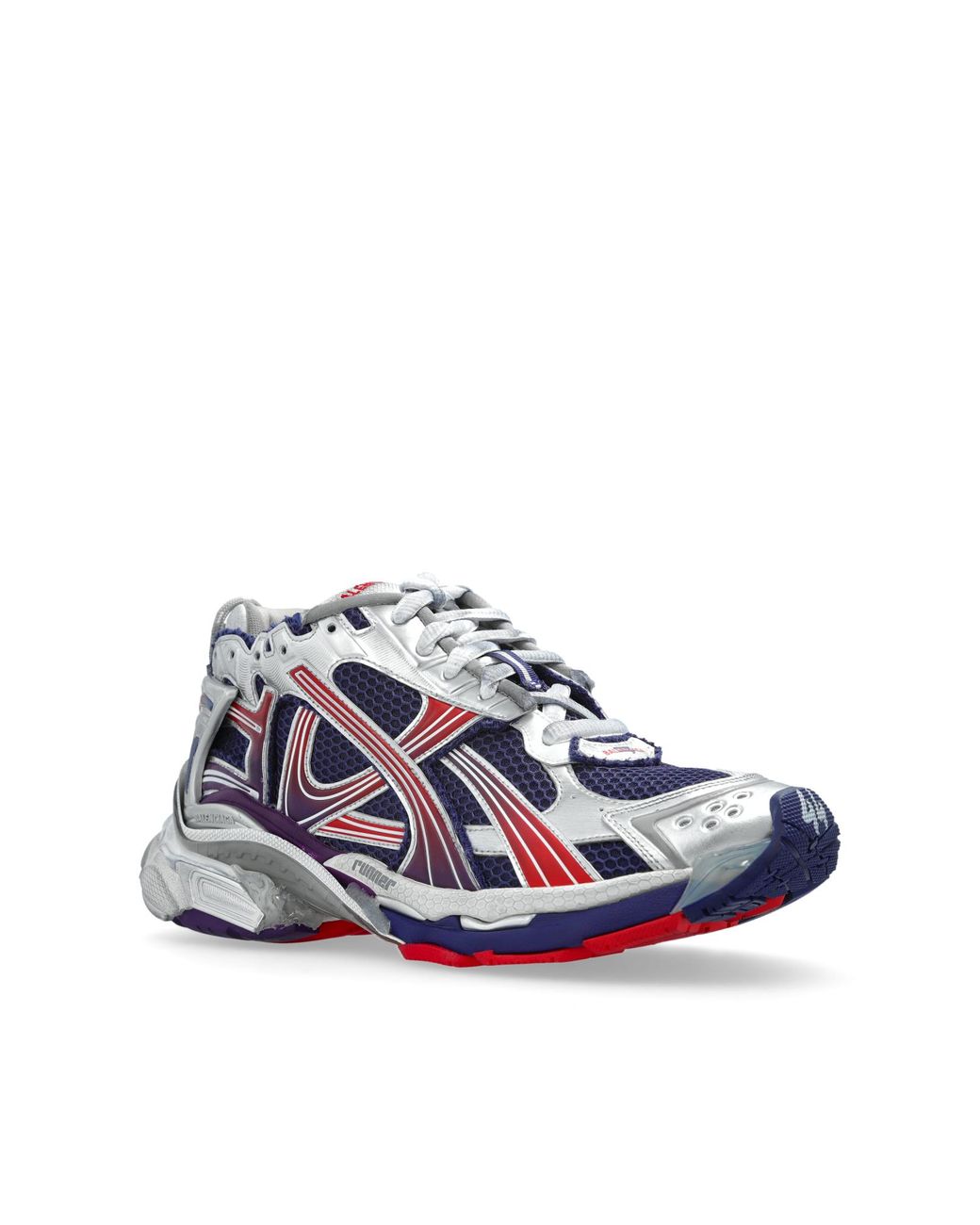 Balenciaga White Sports Shoes Runner for men