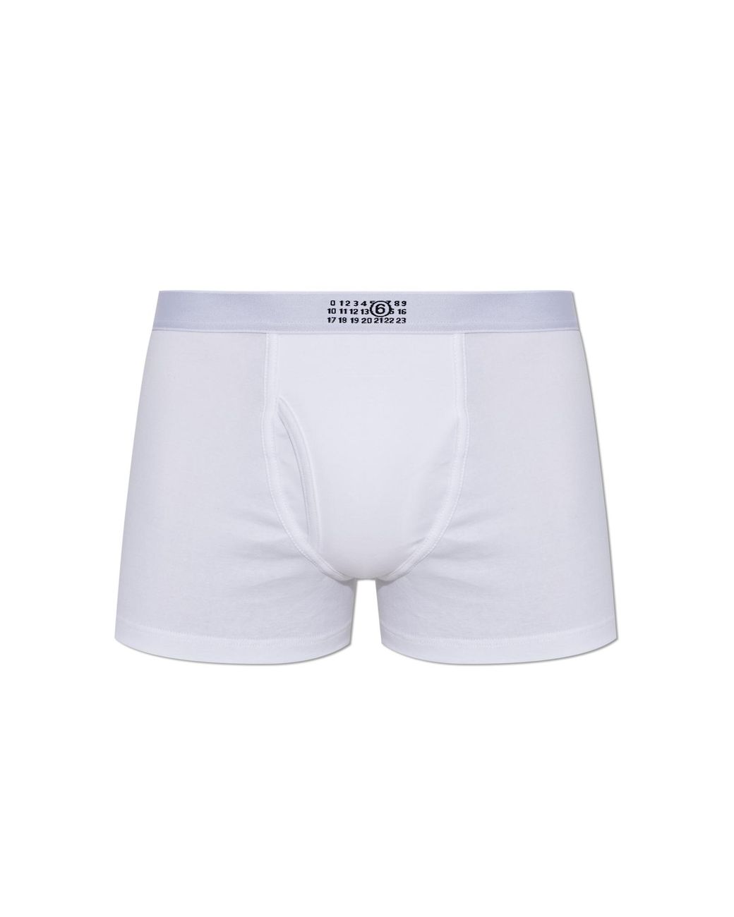 MM6 by Maison Margiela Blue Boxers With Logo for men