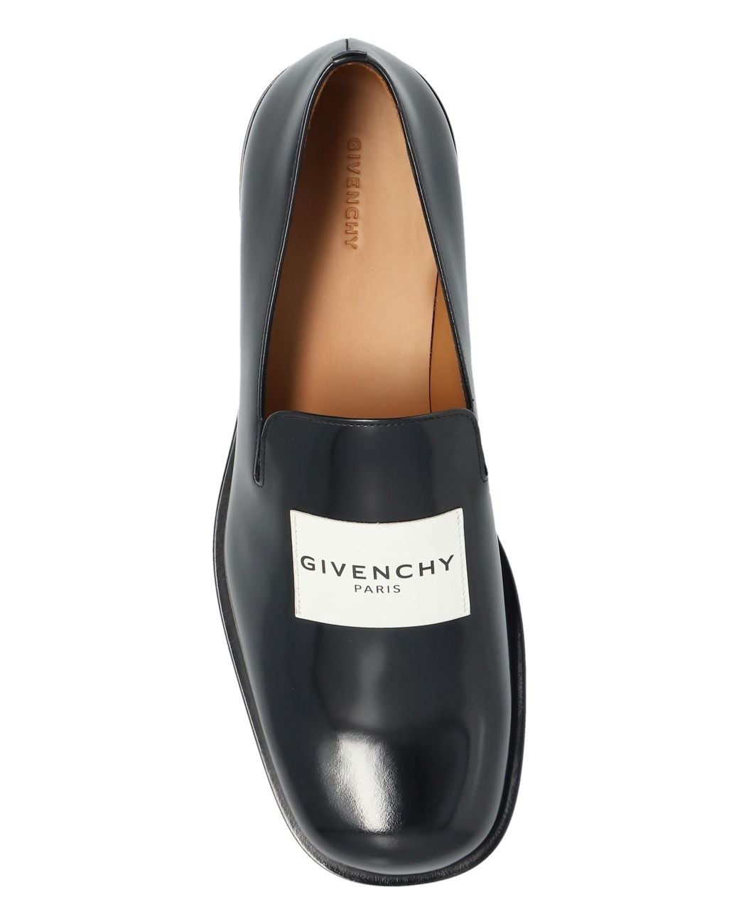 Givenchy Black Leather Shoes With Logo for men