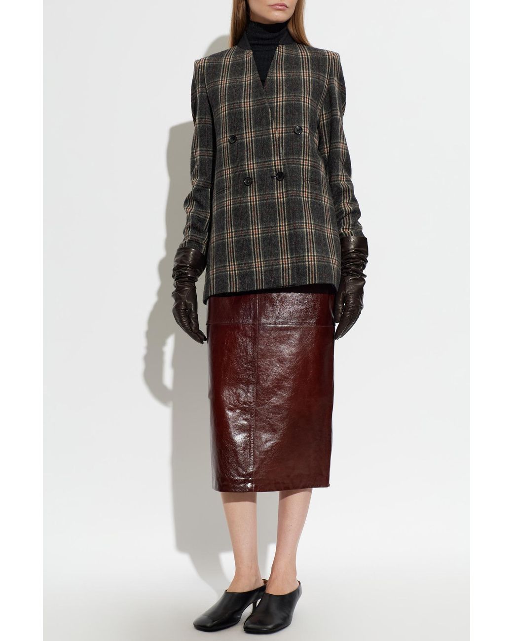 Max Mara Black 'Elmo' Wool Coat