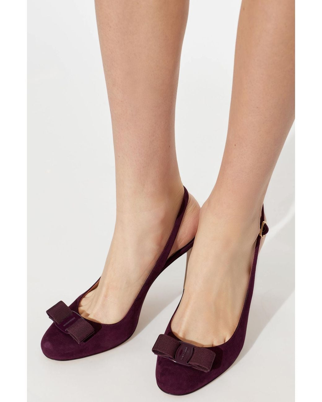 Ferragamo Brown Heeled Shoes 'Vibily'