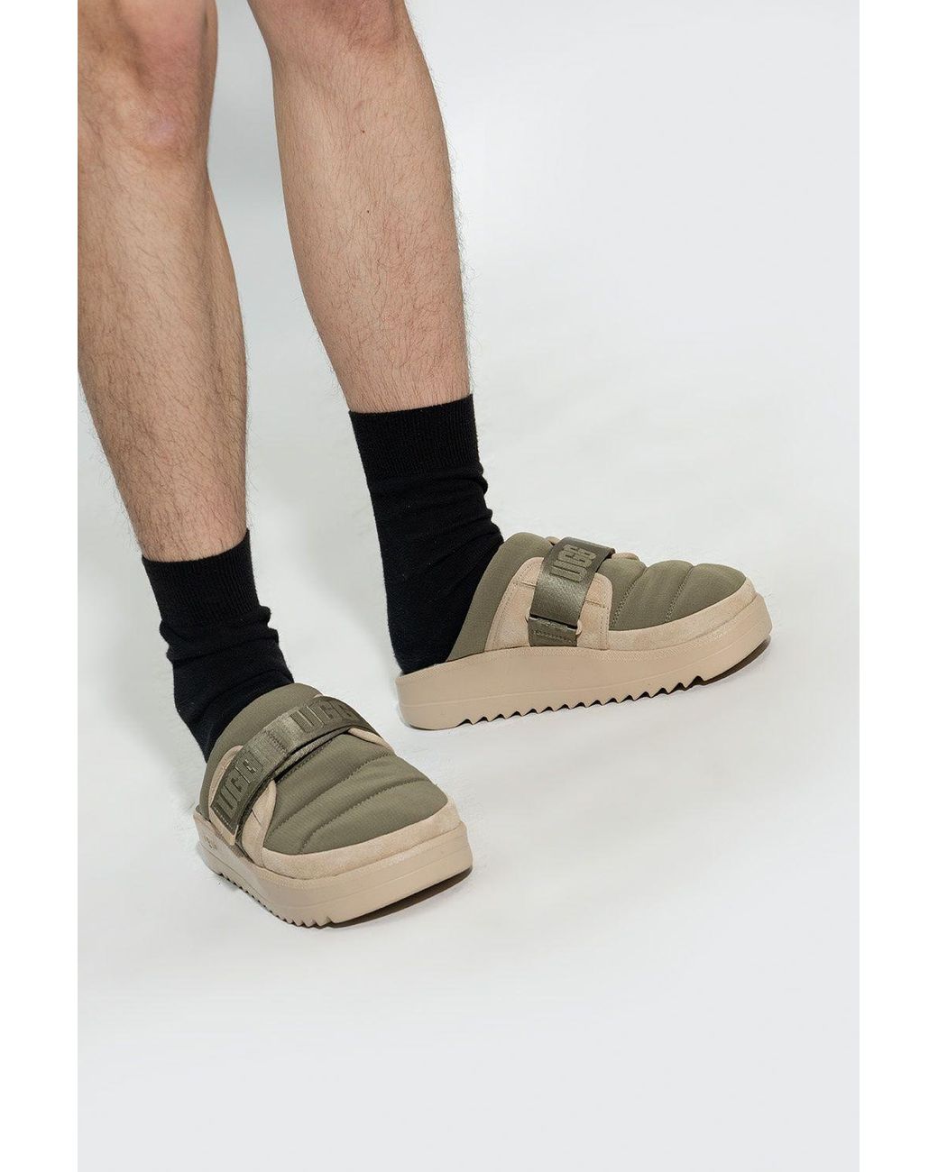 UGG 'maxxer' Slides in Green for Men | Lyst
