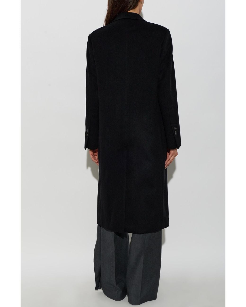 Paul Smith Black Wool Coat