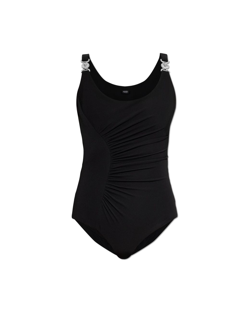 Versace Black Bodysuit With Straps