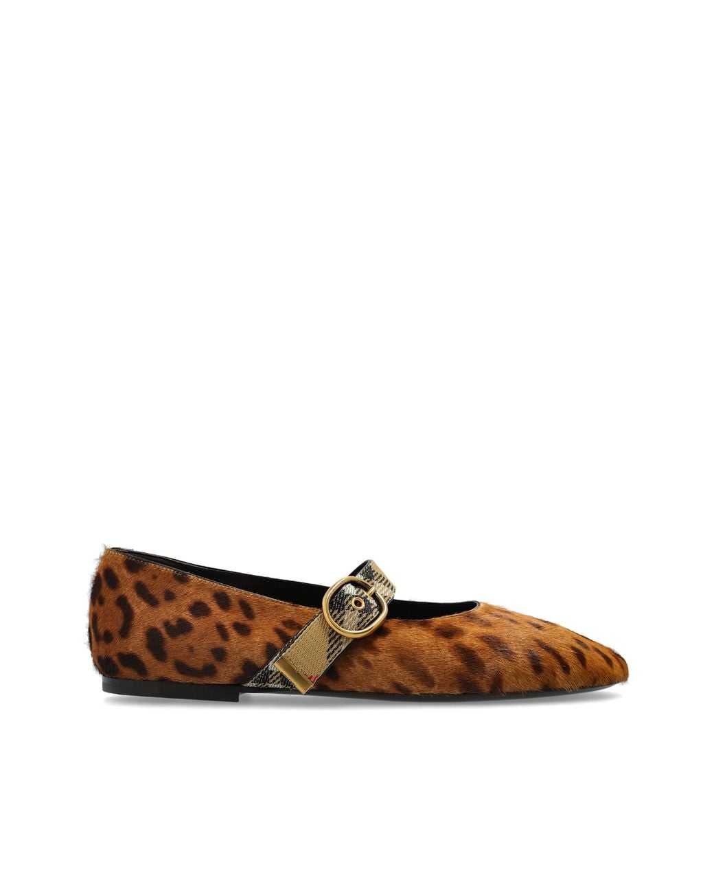 Burberry Brown 'Robin' Ballet Flats
