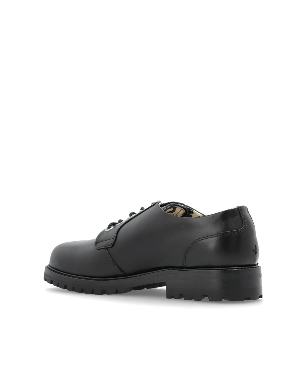 Duke & Dexter Black "Lennon" Derby Shoes for men