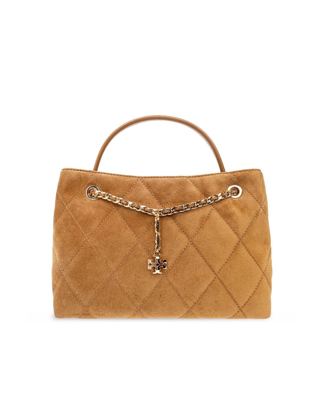 Tory Burch Brown 'Fleming Small' Handbag