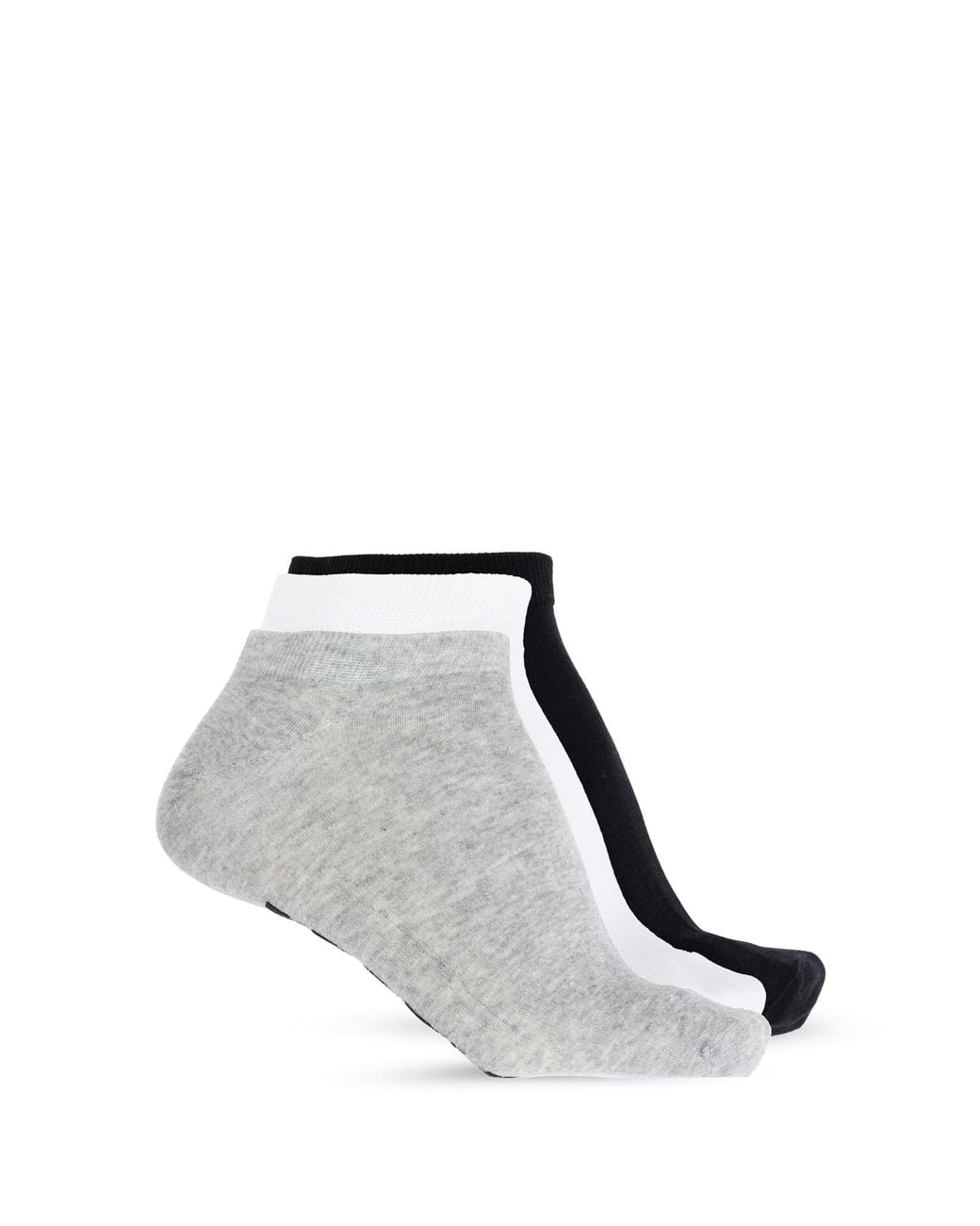 DIESEL White Three-Pack Of Socks 'Skm-Gost-Threepack' for men