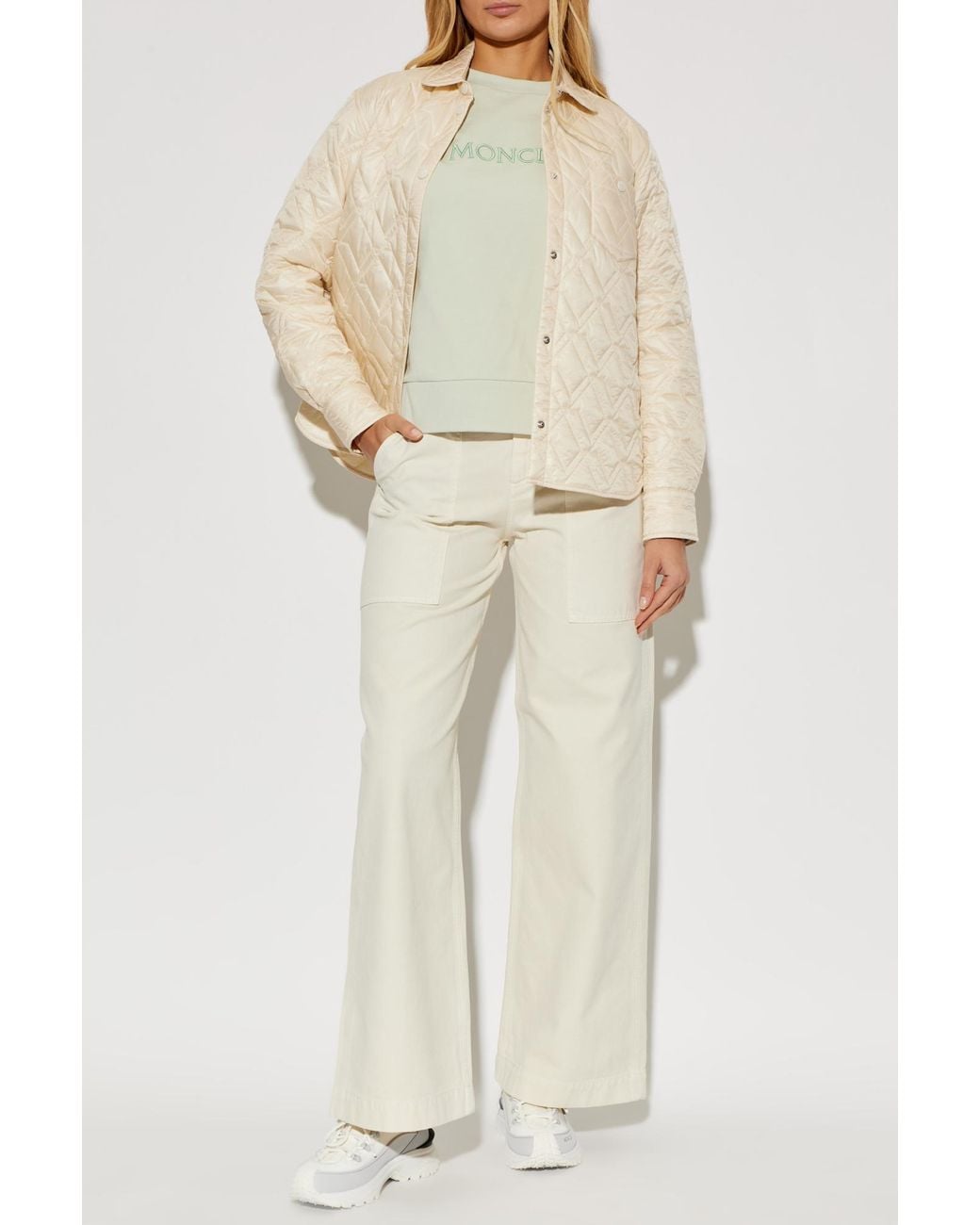 Moncler Natural Quilted Shirt