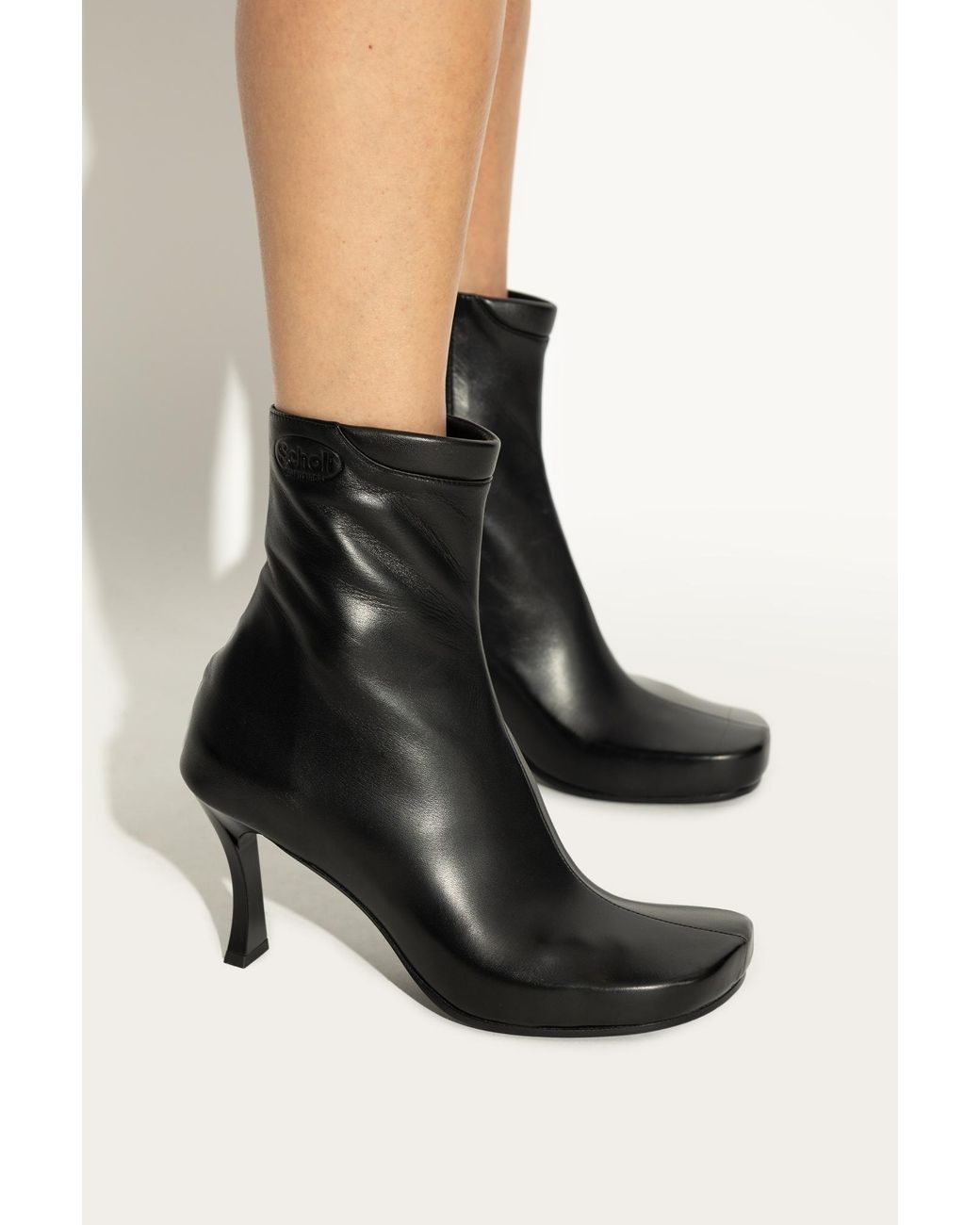 Balenciaga Black Heeled Boots