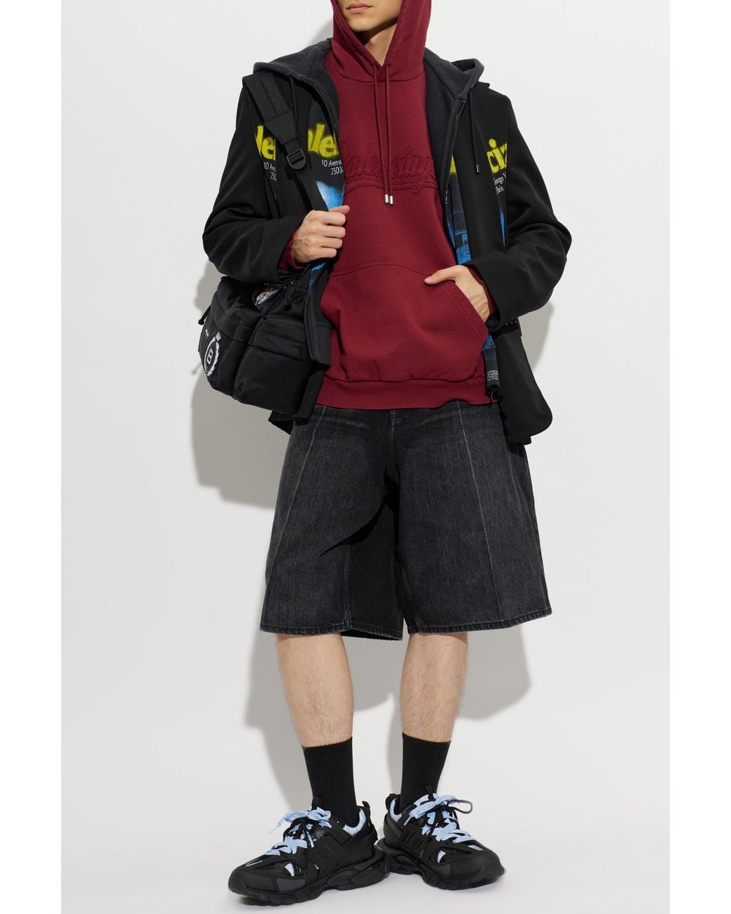 Balenciaga Red Hoodie for men