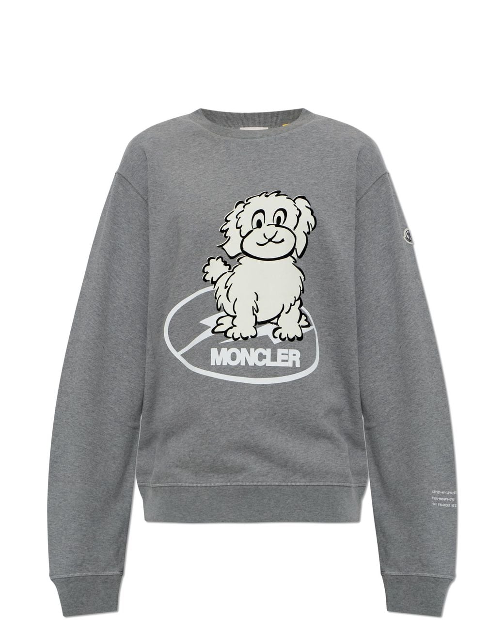 Moncler Genius Gray 7 Moncler X Fragment Hiroshi Fujiwara Crewneck Sweatshirt for men