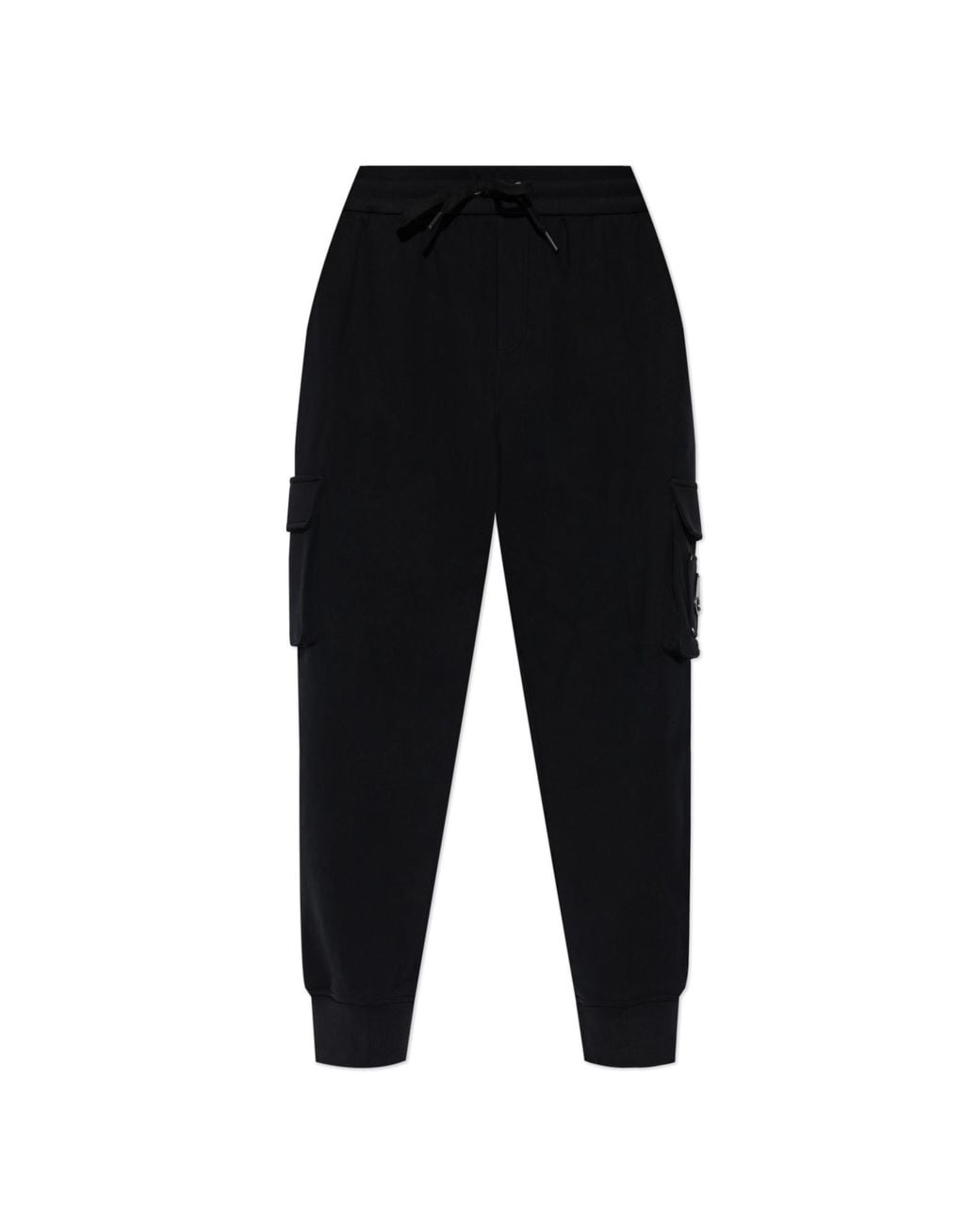 Moose Knuckles Black Cargo Sweatpants for men