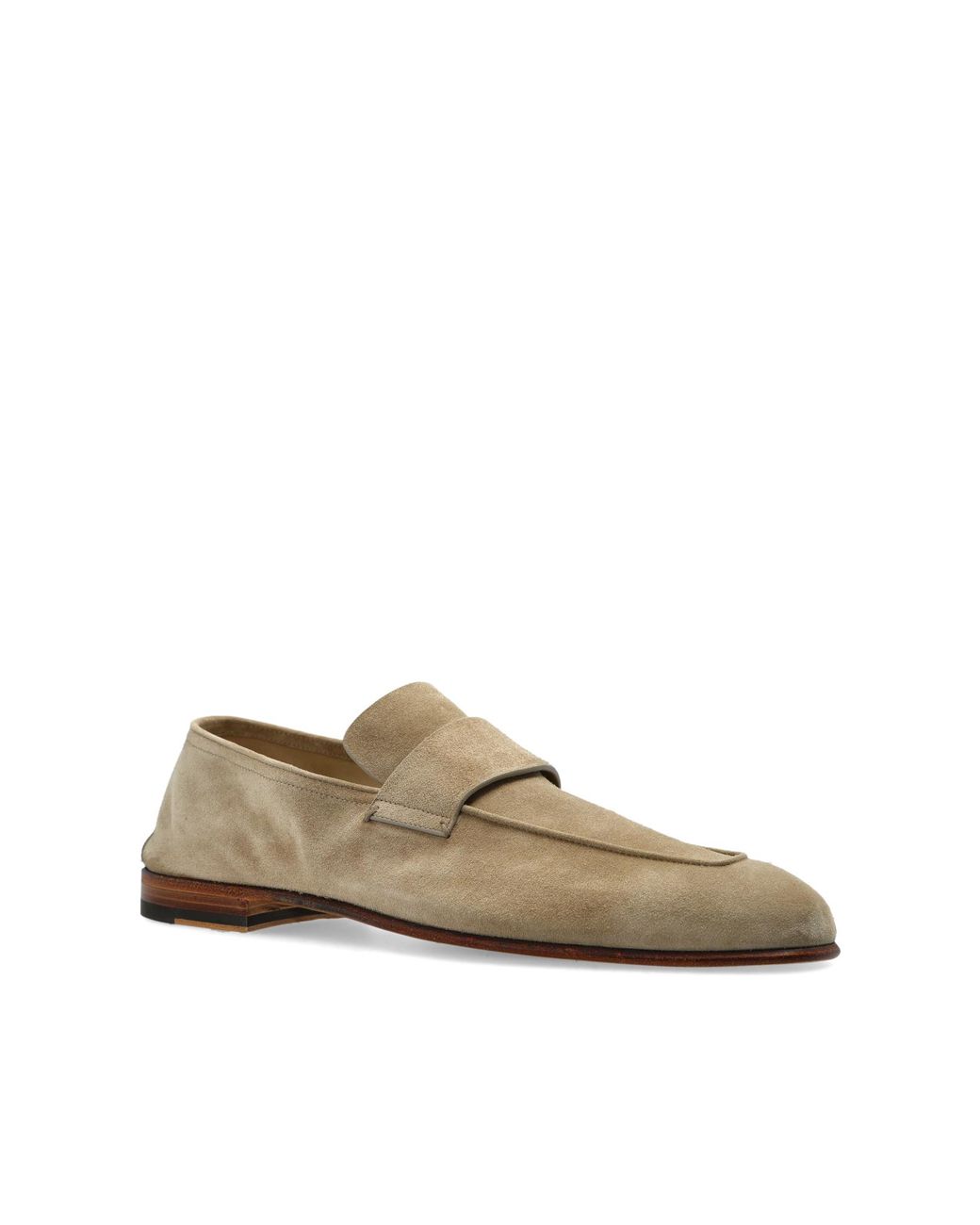 Eleventy Brown Suede "Loafers" Shoes for men